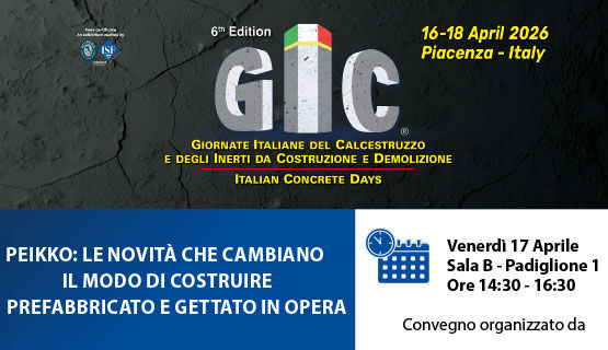 PEIKKO: LE NOVITÀ' CHE CAMBIANO  IL MODO DI COSTRUIRE IN PREFABBRICATO E GETTATO IN OPERA, Piacenza, Italy Sala B - Padiglione 1